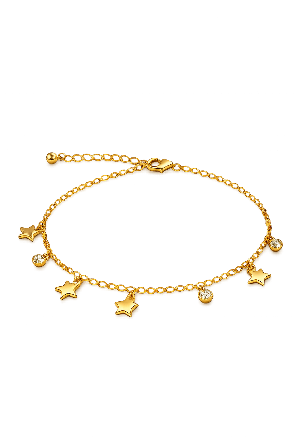 Star Charm Anklet - Image 2