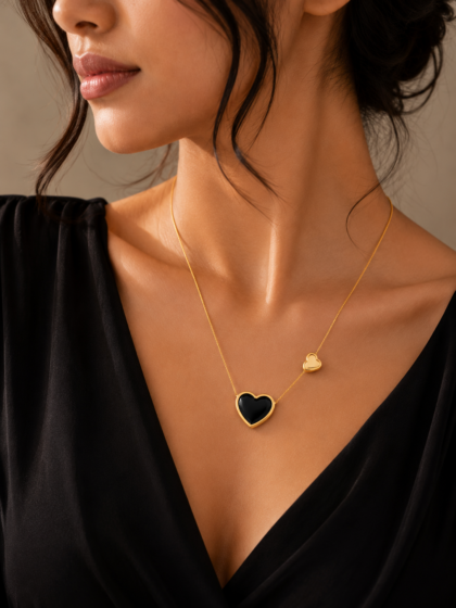 Duo Heart Necklace