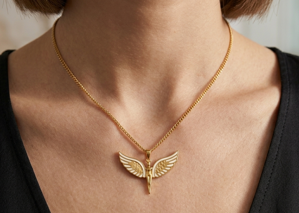 Angel Wing Necklace - Image 3